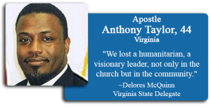 Apostle Anthony Taylor, 44